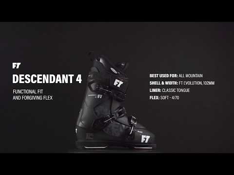 Full Tilt 2019/2020 Descendant 4 Ski Boots - Comfort Driven, Ski With Ease