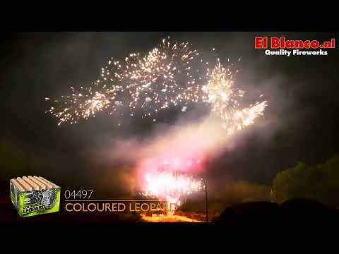 Vuurwerk - Coloured Leopard - 04497 | CAT F2 | El Blanco Quality Fireworks