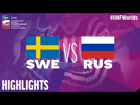 Хоккей Sweden vs. Russia — Game Highlights