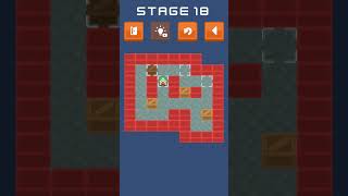 SOKOBAN PUSH PUZZLE stage 18 🤣 #games #shorts