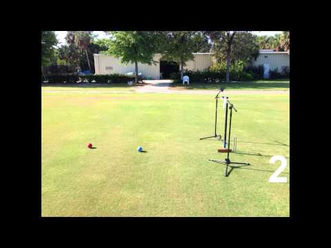 Croquet - Three Hampered Shots  RealTime and SloMo