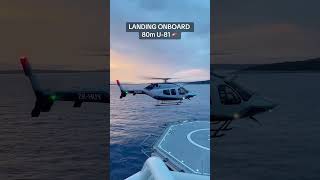 Download lagu Helicopter landing onboard yacht U-81 mp3