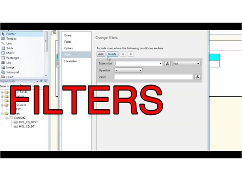 SSRS Filters (Reporting Services)