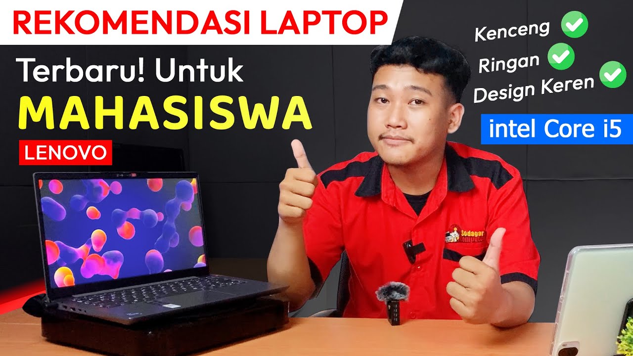 REKOMENDASI LAPTOP UNTUK MAHASISWA! Bisa Gaming, Editing - Review & Unboxing Lenovo Ideapad 3 14ITL6