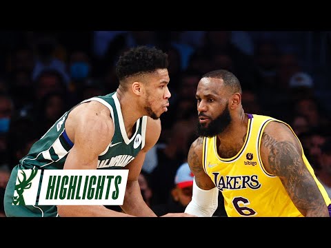 Highlights: Bucks 131 - Lakers 116 | Giannis vs. Lebron |  2.8.22