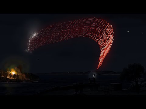 C-RAM Shoots Down Attacking Fighter Jet over Heavy Firefight - Phalanx CIWS - Simulation - ArmA 3