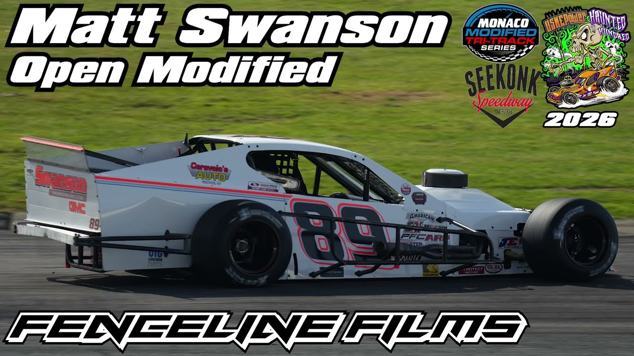 Matt Swanson Monaco Tri Track Modified USNE Power Haunted Hundred XL Seekonk Speedway 2026