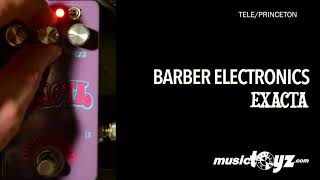 Video thumbnail for Barber Exacta Fuzz Guitar Pedal by musictoyznetwork