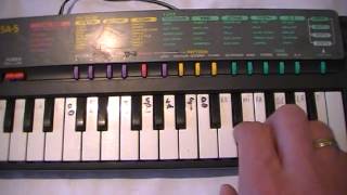 Video thumbnail for CASIO SA-5 by Keyboards - review - repair