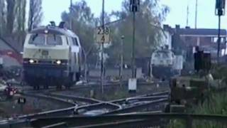 preview picture of video 'Bahnhof Büchen am 15.04.1990'