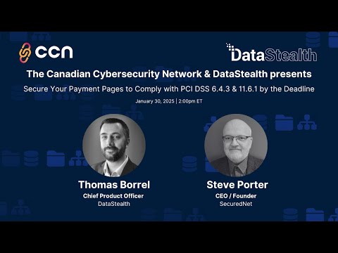 Secure Payment Pages for PCI DSS 6.4.3 & 11.6.1 by the Deadline