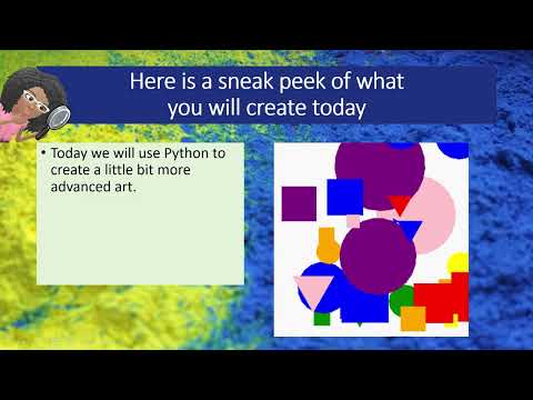 Python Lesson 13 Python Turtle Random Shapes Generative Art Tutorial For Beginners