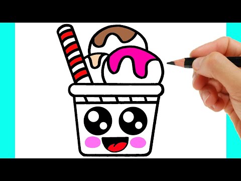 Wie zeichnet man Eis | Wie man Eis zieht | Färbung Eis