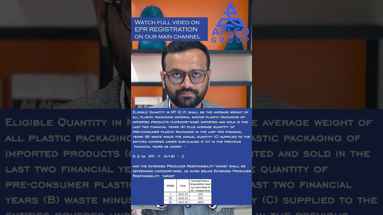 What is EPR Target for Importers under Plastic Waste #plasticwaste #plasticwastemanagement #epr