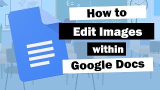 How to edit images in Google Docs