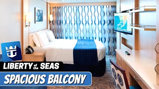 Liberty of the Seas | Spacious Balcony Full Tour & Review 4K | Royal Caribbean Cruise