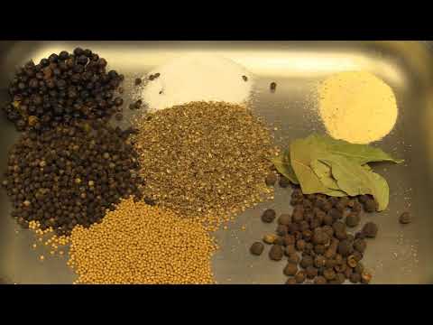 Pökelsalz mit Gewürzen für Schinken. Schritt für Schritt mit Rezept.