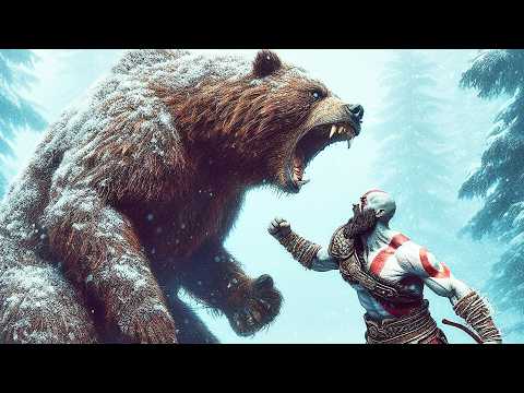 Kratos vs Bjorn: Intense Giant Bear Boss Fight | God of War Ragnarok