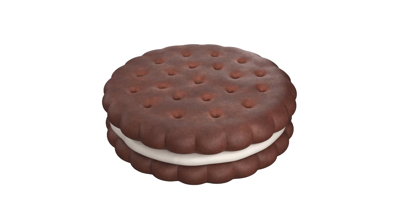 Cookie sandwich 02 3D Model