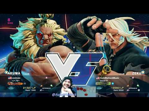 [SFV] AutoMattock Zeku vs Super Diamond Akuma
