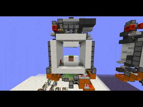 [SLIME] Fast and small 5x5 piston door (0.65 seconds opening, 1.8+)