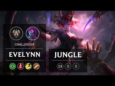 Evelynn Jungle vs Graves - BR Challenger Patch 8.24