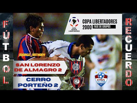 San Lorenzo de Almagro 2-2 Cerro Porteño | Copa Libertadores 2000