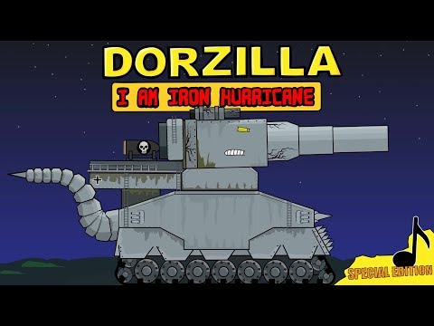 "Clip I am Iron Hurricane" Cartoons about tanks