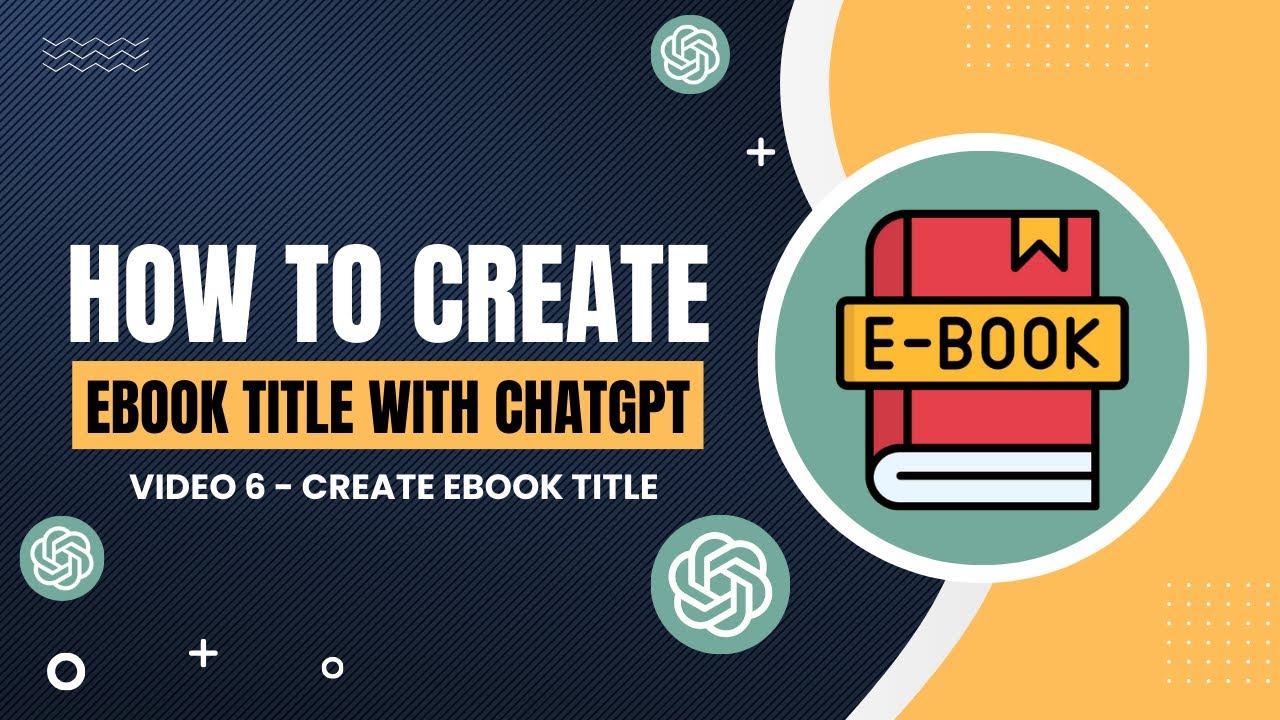 How To Create eBook Title With ChatGPT