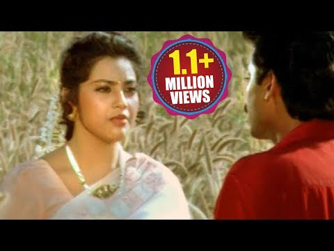 Suryavamsam Scene - Meena Asking For Love To Bhanu Prasad - Venkatesh, Raadhika, Meena