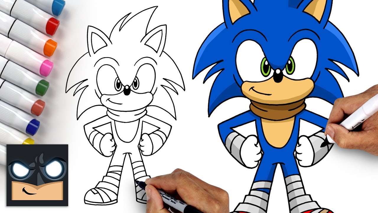 How To Draw Sonic the Hedgehog | Sonic Boom