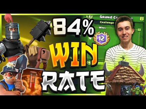 84% WIN RATE! EASY Miner Poison Bait Deck — Clash Royale