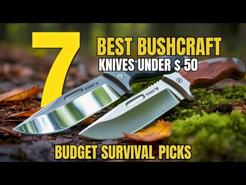 7 Best Bushcraft Knives Under $50 on Amazon (Budget Survival Picks)