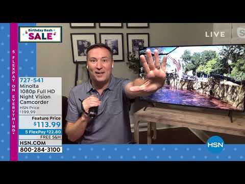 Minolta MN200NV 1080p Full HD Night Vision Camcorder