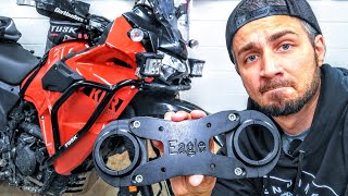 Does the Eagle MFG. Fork Brace Really Work | 2022 KLR 650