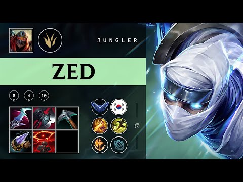Zed Jungle vs Ekko - KR Diamond Patch 25.24