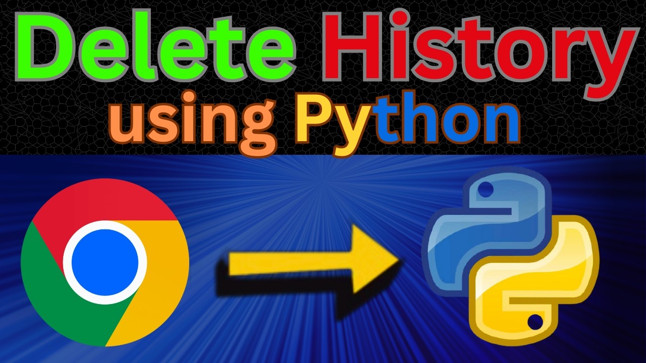 Delete Browser History with Python (Chrome + Firefox)