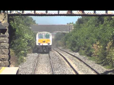 Irish Rail 201 loco 223 + enterprise set 9004 passes Rush and Lusk