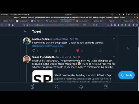 Learning Fastify: Part 1 - Why I'm writing a plugin for a framework I've never used