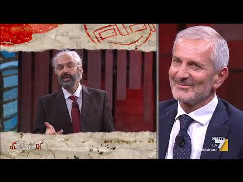 Neri Marcoré plays Gad Lerner and hosts 'DaMartedì'