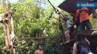 preview picture of video 'Tarzan Swing: Cambugahay Falls, Siquijor Island'