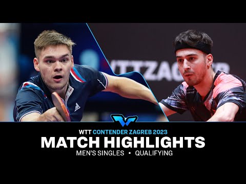 Jordy Piccolin vs Jan Valenta | MS Qual | WTT Contender Zagreb 2023