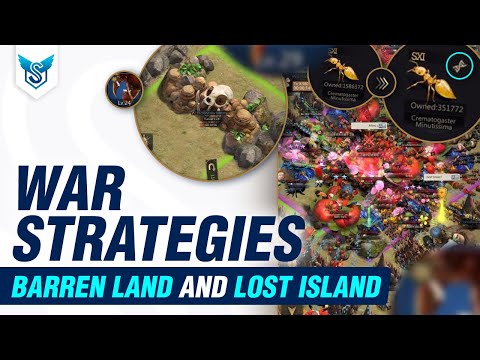 War Strategies for Barren Land and Lost Island - The Ants: Underground Kingdom [EN]