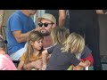 Chris Hemsworth enjoys a family day out in Sydney