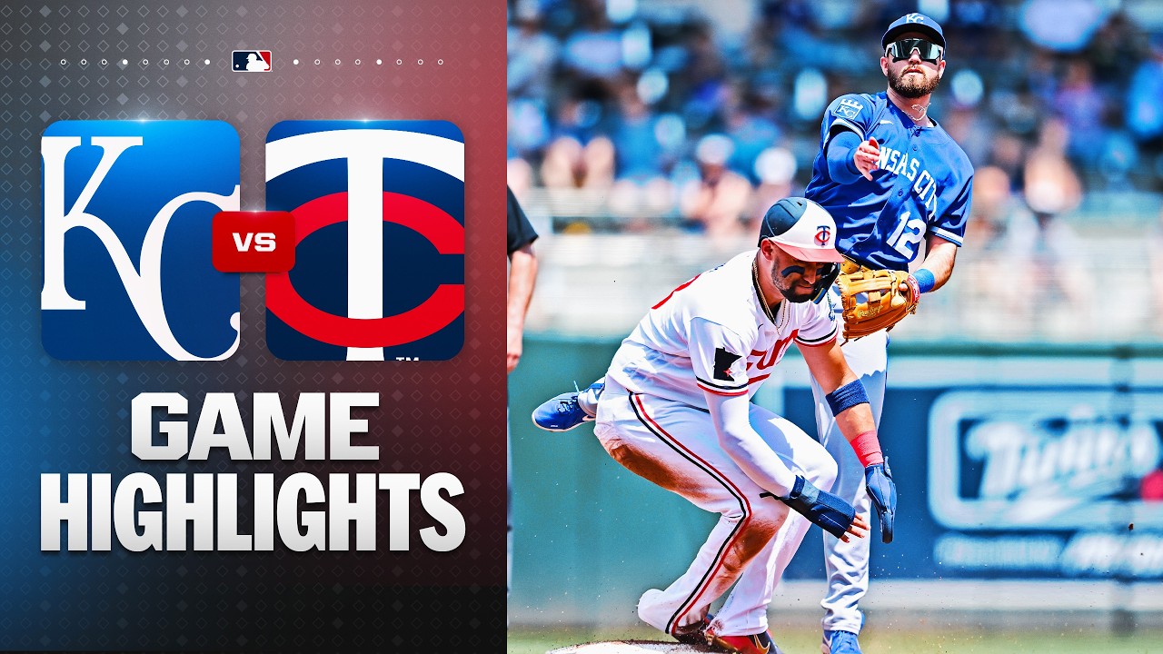 6월08일 캔자스시티 로열스와 미네소타 트윈스 MLB 하이라이트