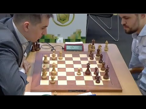 Dmitry Andreikin vs. Magnus Carlsen / FIDE World Blitz 2019   Round 7 / Queen's Gambit Declined