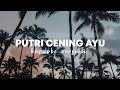 Putri Cening Ayu KARAOKE LAGU DAERAH BALI Lyrics Video