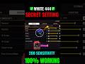 White 444 Secret Sensitivity Setting All Gun Auto Headshot Sensitivity Settings In Free Fire 2025