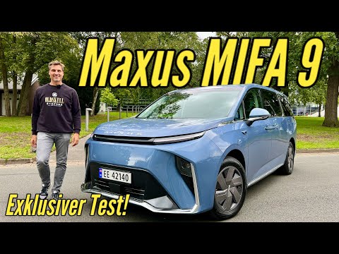 Maxus MIFA9: Elektro-Van aus China statt Hyundai Staria und Mercedes EQV / V-Klasse? Test | Review