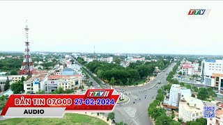 Download the video "Bản tin 07G00 | 27-02-2024 | Tin tức hôm nay | TayNinhTVAudio"